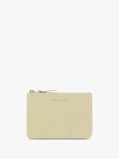 Comme Des Garçons Wallet porte-monnaie zippé à logo imprimé