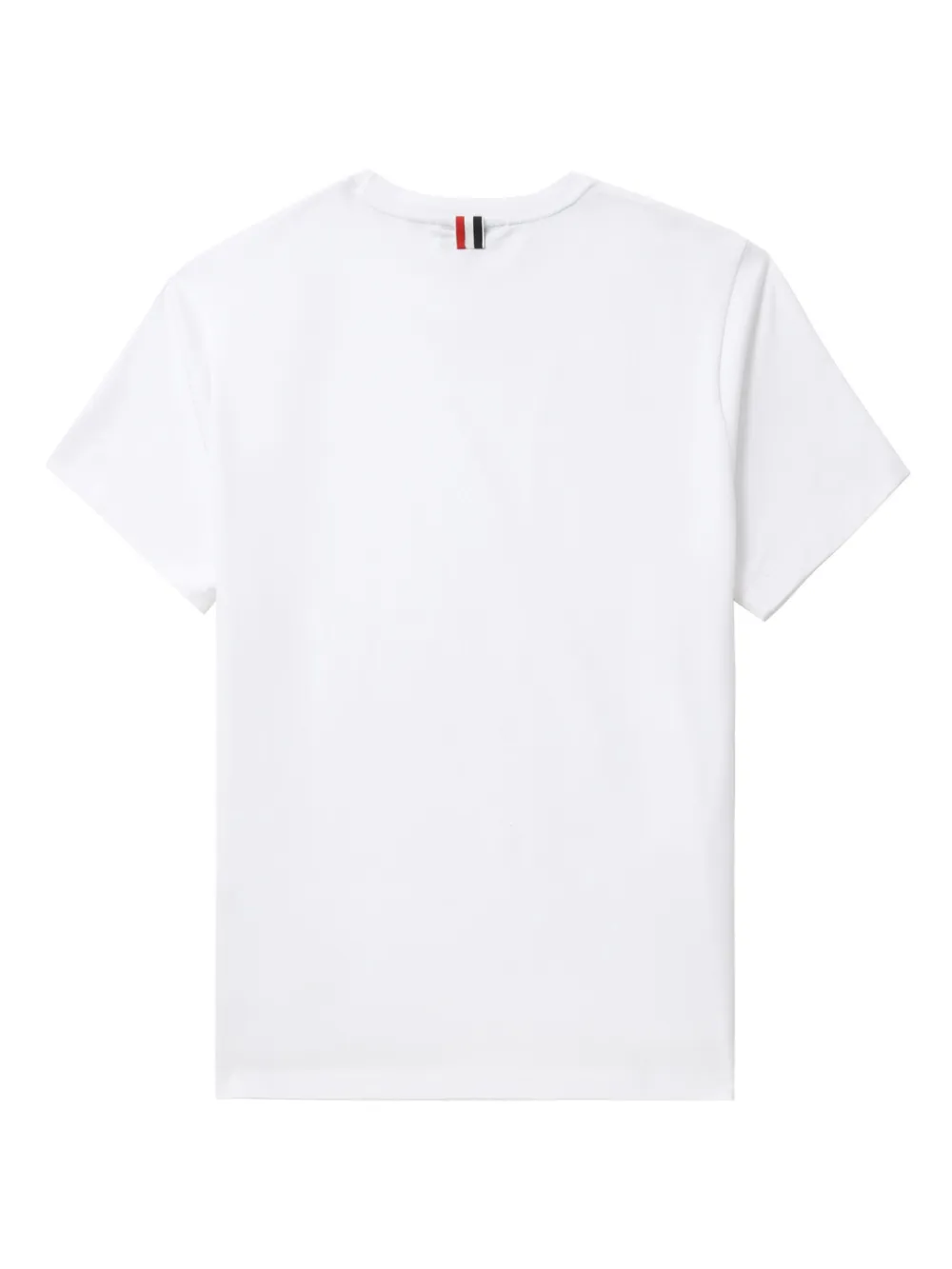 Thom Browne side-slit short-sleeve T-shirt | White | FARFETCH JO