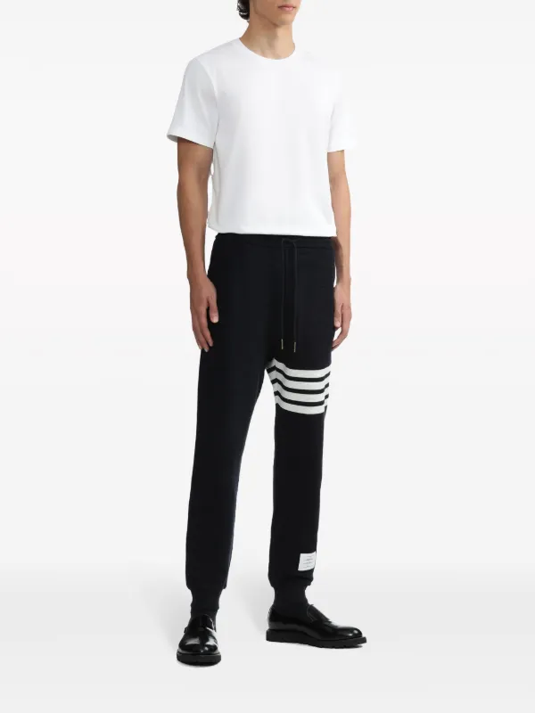 Thom Browne side-slit short-sleeve T-shirt | White | FARFETCH JO