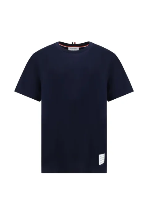 Thom Browne signature-stripe crew-neck T-shirt