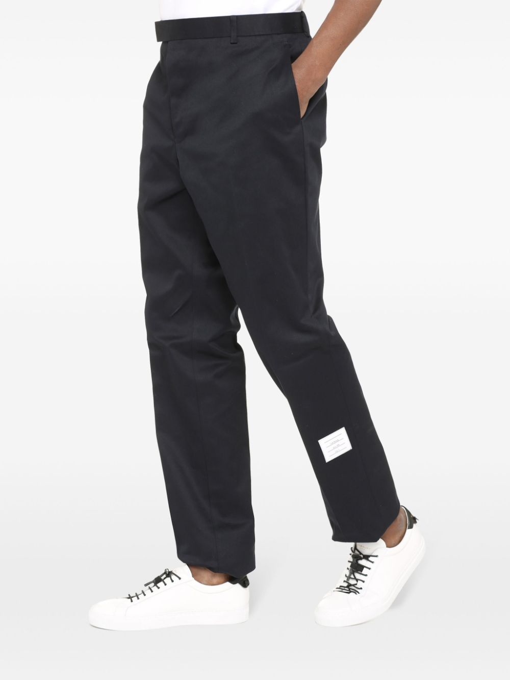 Thom Browne Unconstructed 4-Bar chino trousers - Blue