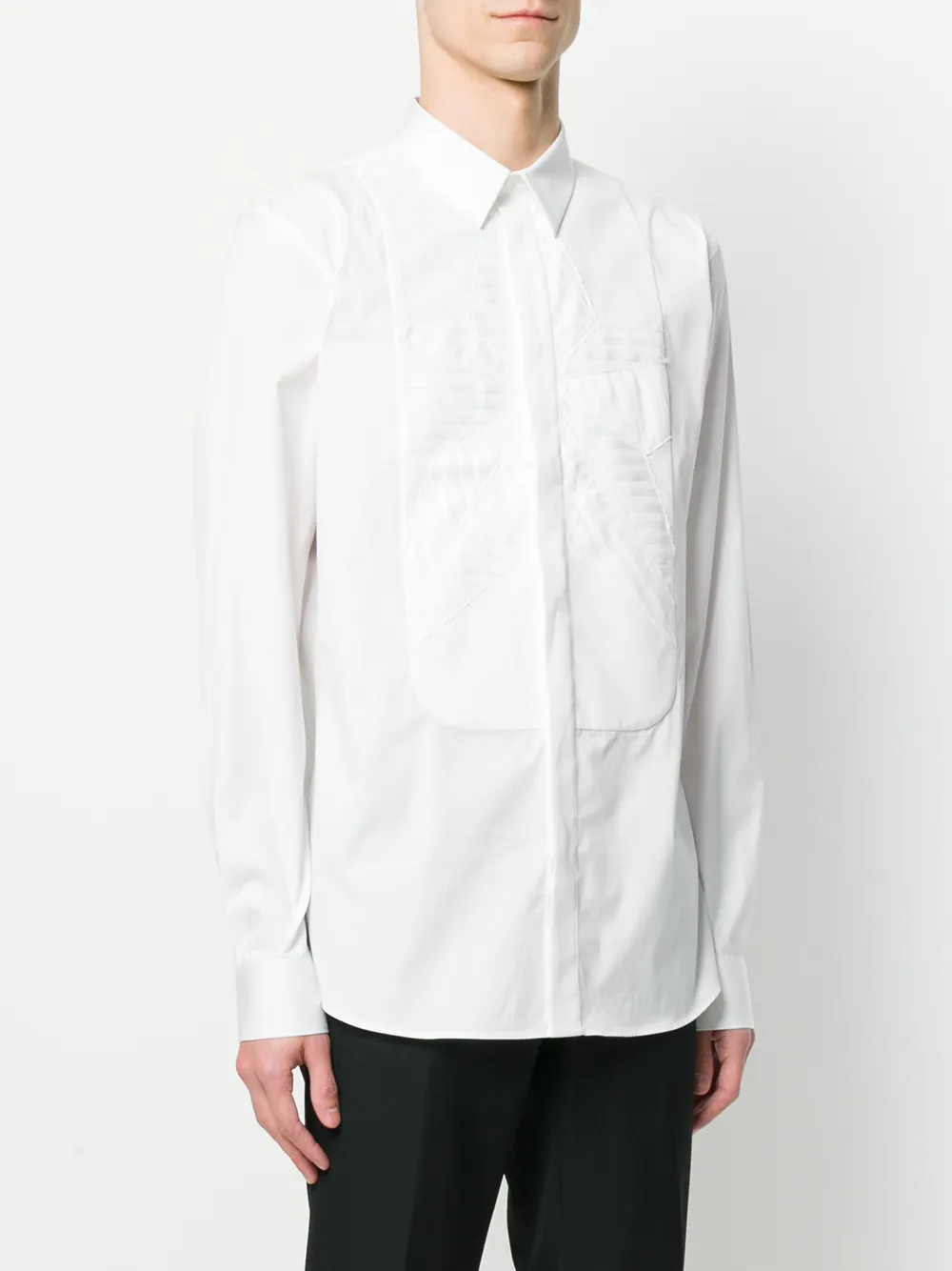 Givenchy verborgen overhemd met knopen Wit