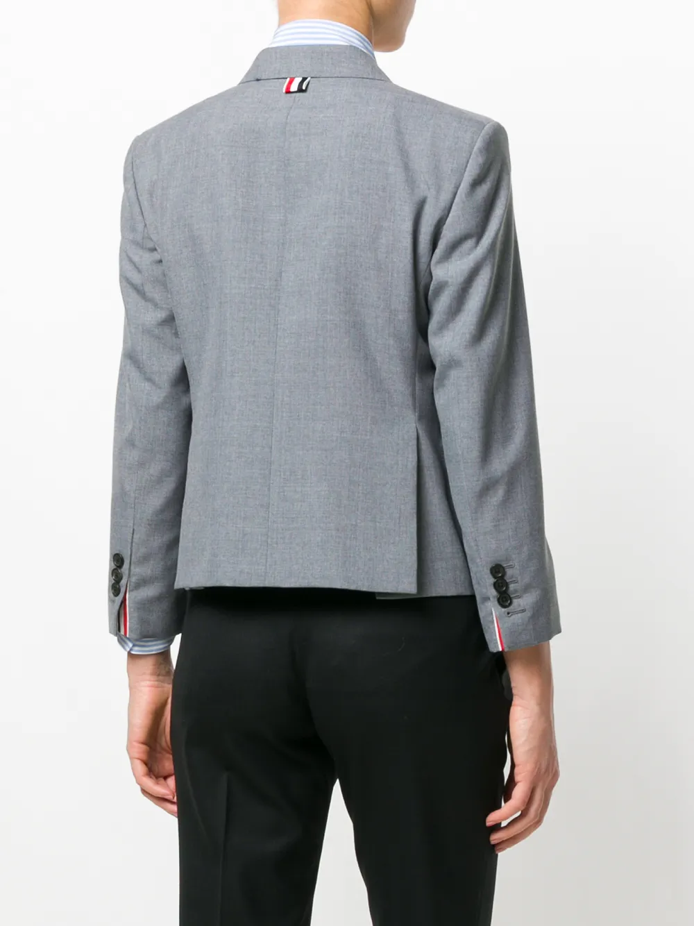 Classic Single Breasted Sport Coat In School Uniform Plain Weave