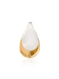 Charlotte Chesnais two-tone petal-shape earring - Gold