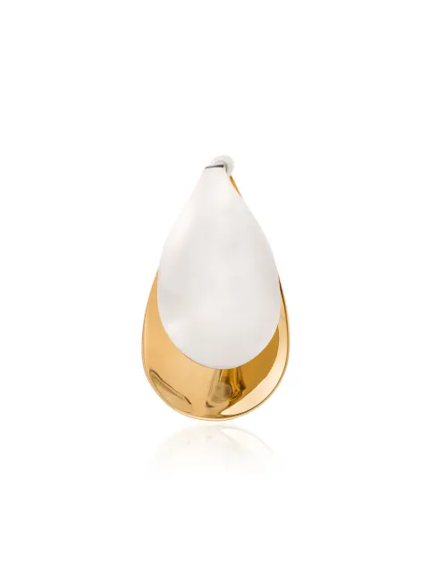 Charlotte Chesnais two-tone petal-shape earring