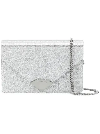 michael kors barbara metallic envelope clutch