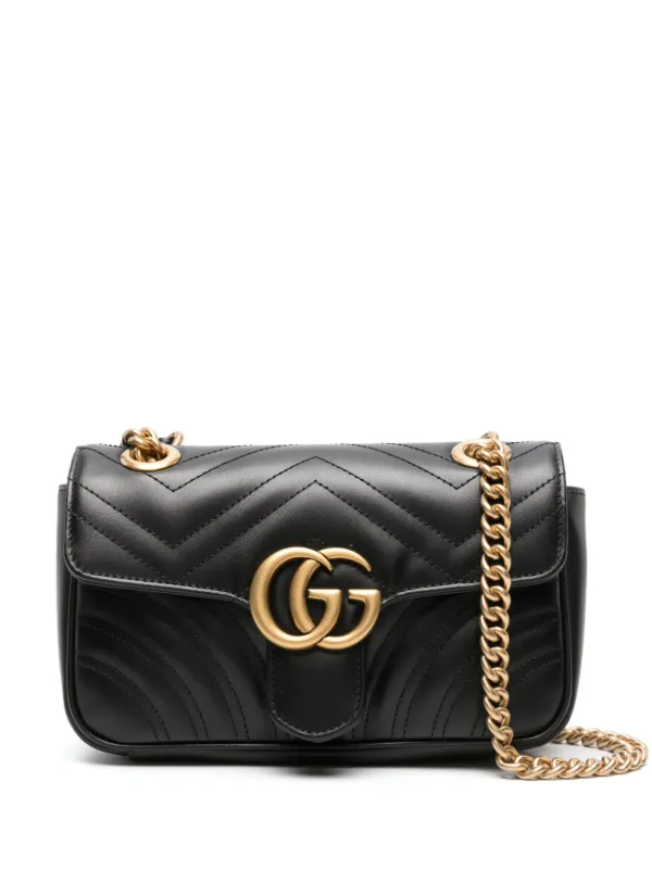 Gucci グッチ GG マーモント ショルダーバッグ ミニ - FARFETCH