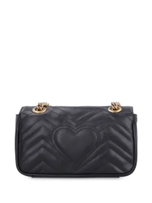 【関税&送料込】Gucci Mini Borsa Gg Marmont In Pelle GG Marmont mini camera bag in black leather | GUCCI® US