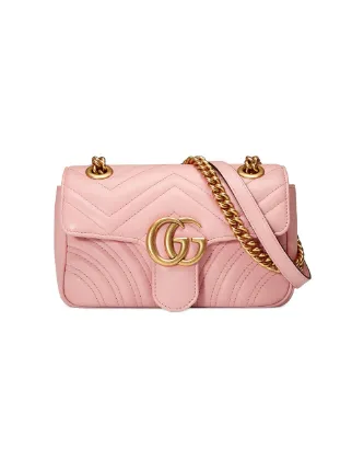 Gucci Matelassé GG Marmont Backpack - Pink Backpacks, Handbags