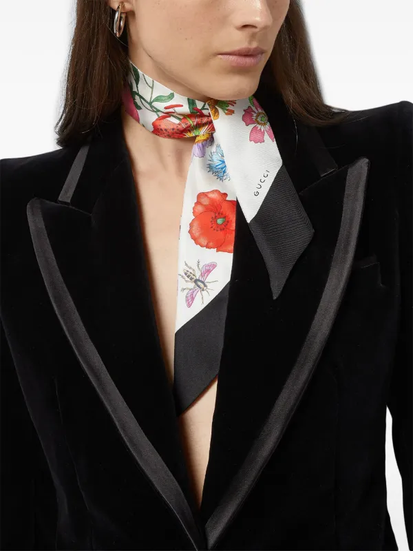 Gucci neck hot sale bow scarf