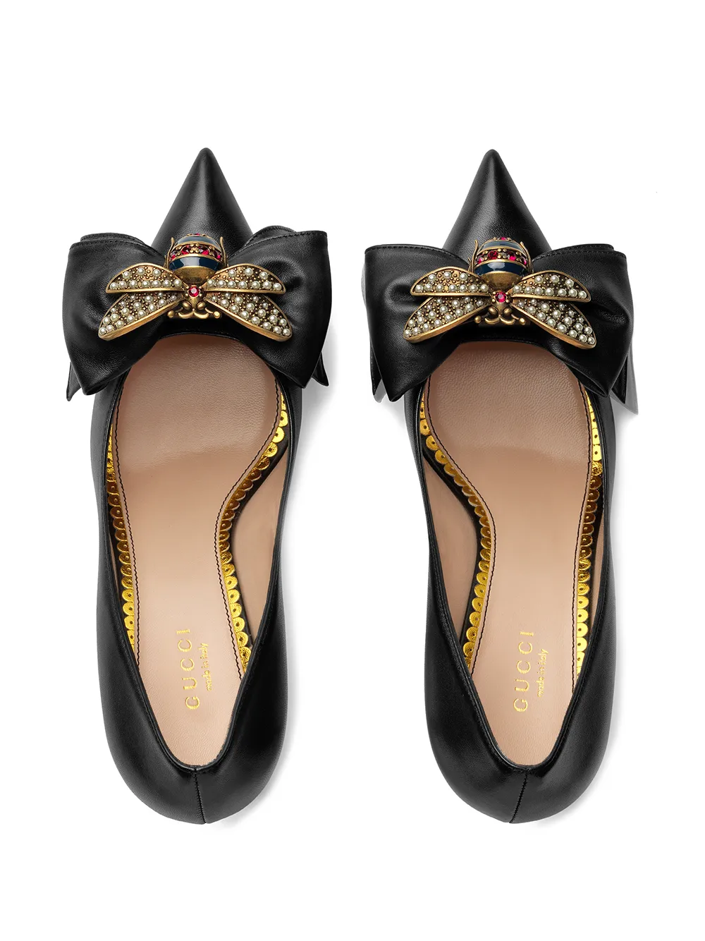 gucci bow heels