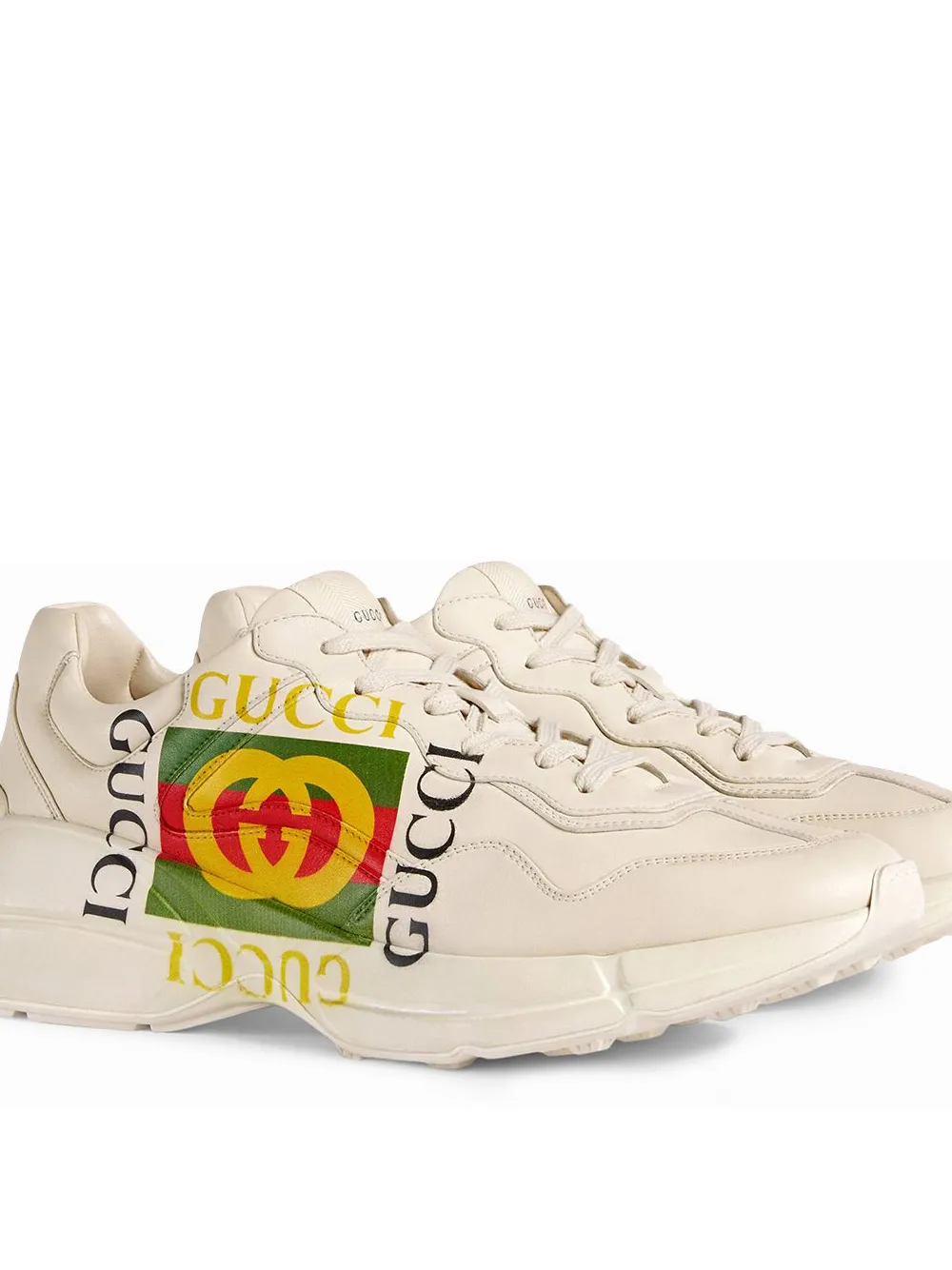 Irónico gritar en cualquier momento Gucci Zapatillas Deportivas Rhyton Con Logo Gucci - Farfetch