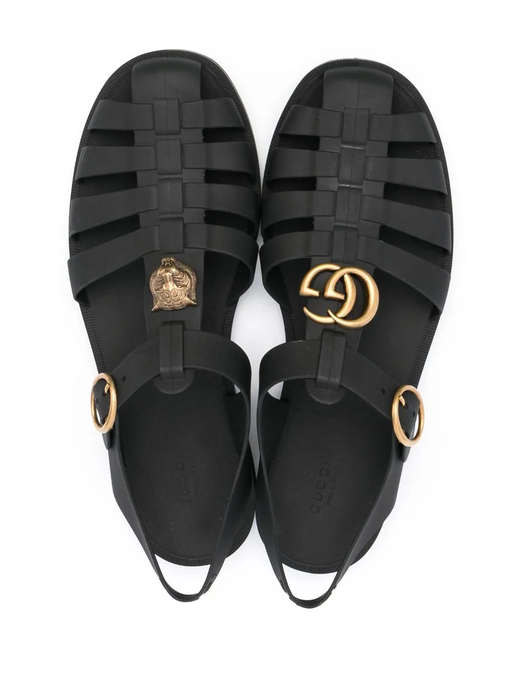 Gucci グッチ ダブルG サンダル - FARFETCH