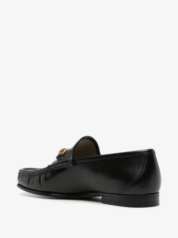 Gucci 1953 Horsebit Leather Loafers | Black | FARFETCH CA display picture 2