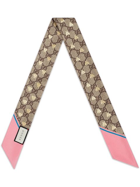 Gucci GG bees neck bow
