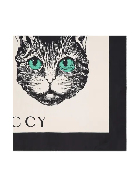 gucci cat scarf