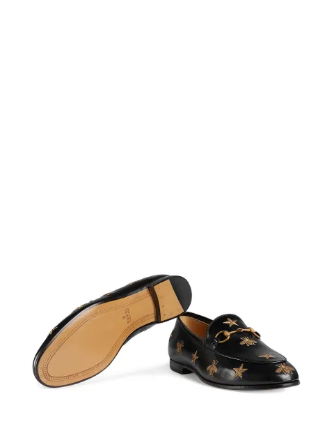 jordaan embroidered leather loafers