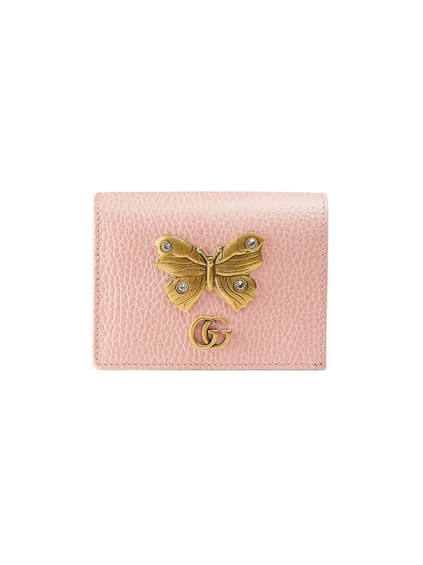 gucci butterfly card case