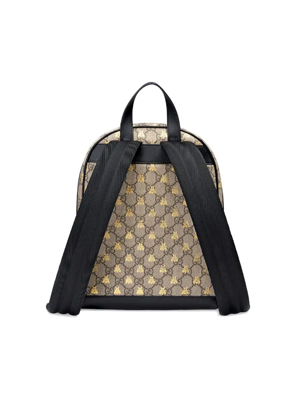 gucci gg supreme bees backpack