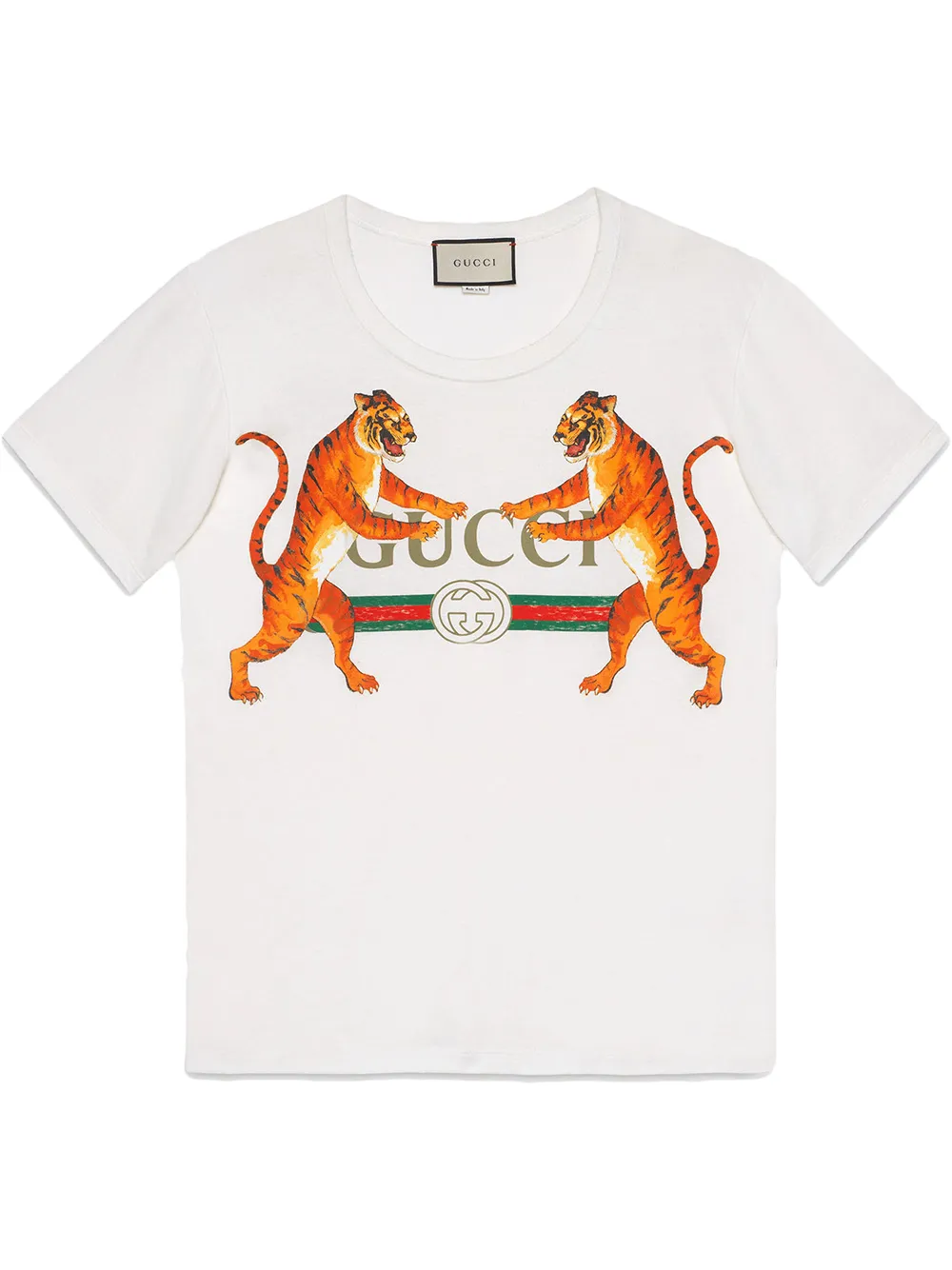 Gucci Gucci Logo With Tigers T-shirt - Farfetch