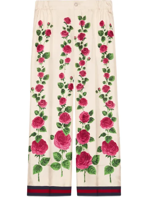 gucci rose pants