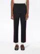 Gucci pantalon crop à bandes rayées