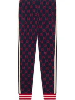 gg jacquard jogging pant