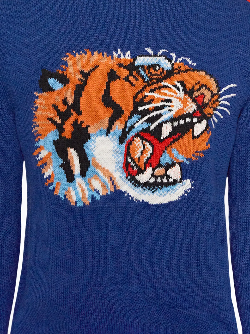 Gucci Wool Sweater With Tiger Intarsia - Farfetch