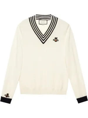 mens white gucci sweater