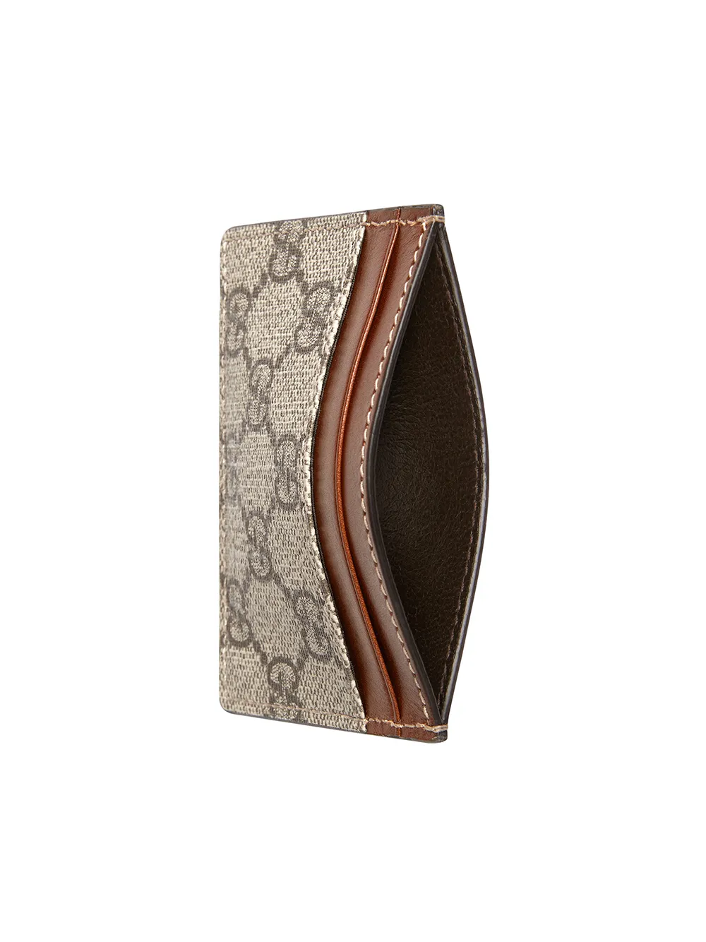  Gucci 'gg Supreme' Kartenetui   Braun 