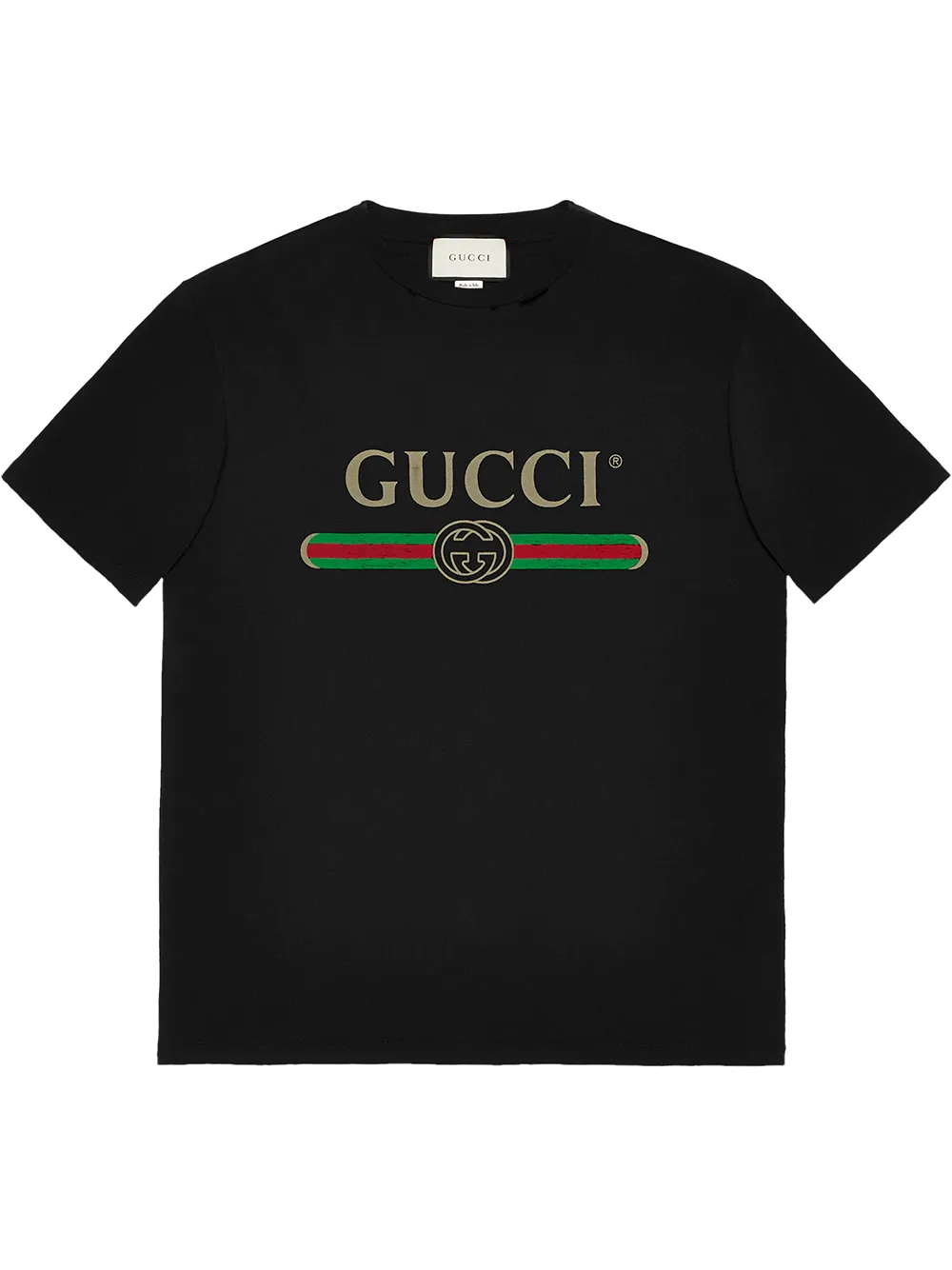 gucci tee logo