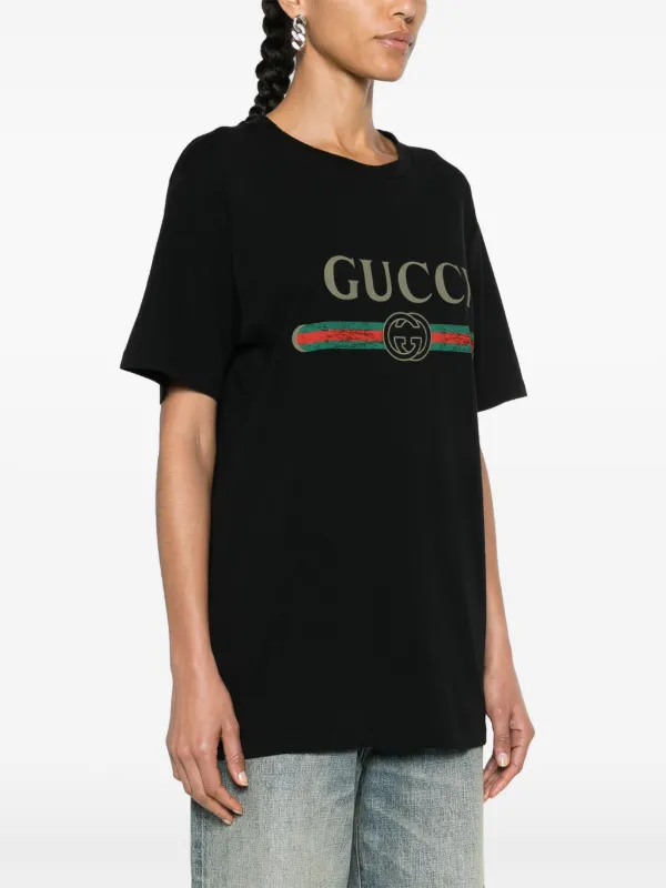 Gucci Interlocking G Cotton T-shirt - Farfetch