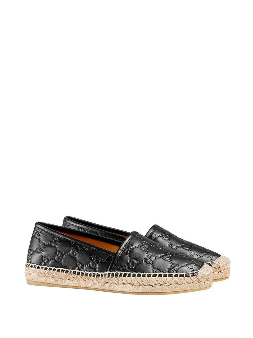 gucci signature leather espadrilles