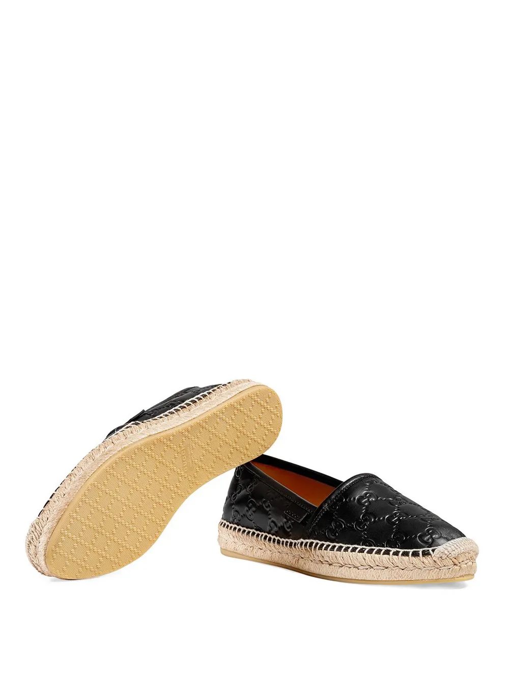 gucci signature leather espadrilles