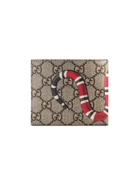 gucci red snake wallet