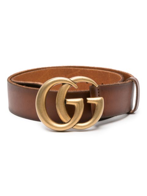 Gucci Double G leather belt