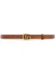 Image 1 of Gucci Leather belt with Double G buckle