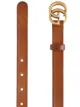 Image 2 of Gucci Leather belt with Double G buckle