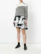 Image 2 of Giorgio Armani Pre-Owned layered printed skirt