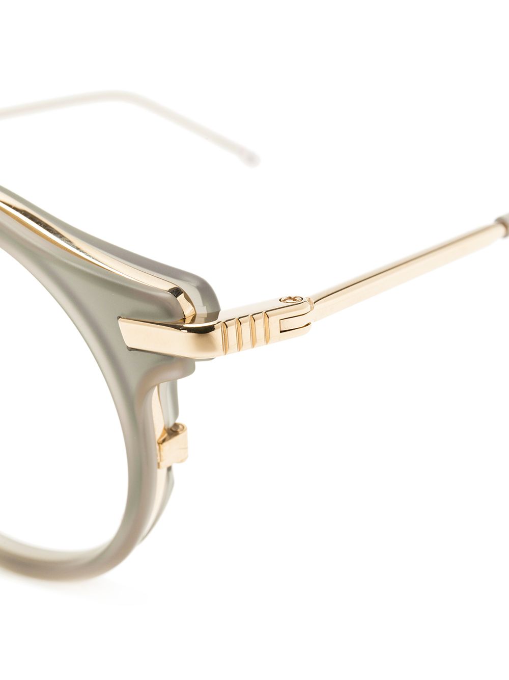 Thom Browne Eyewear Round Frame Glasses Farfetch 2398