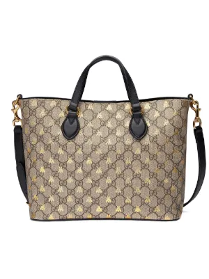 gucci supreme bees tote