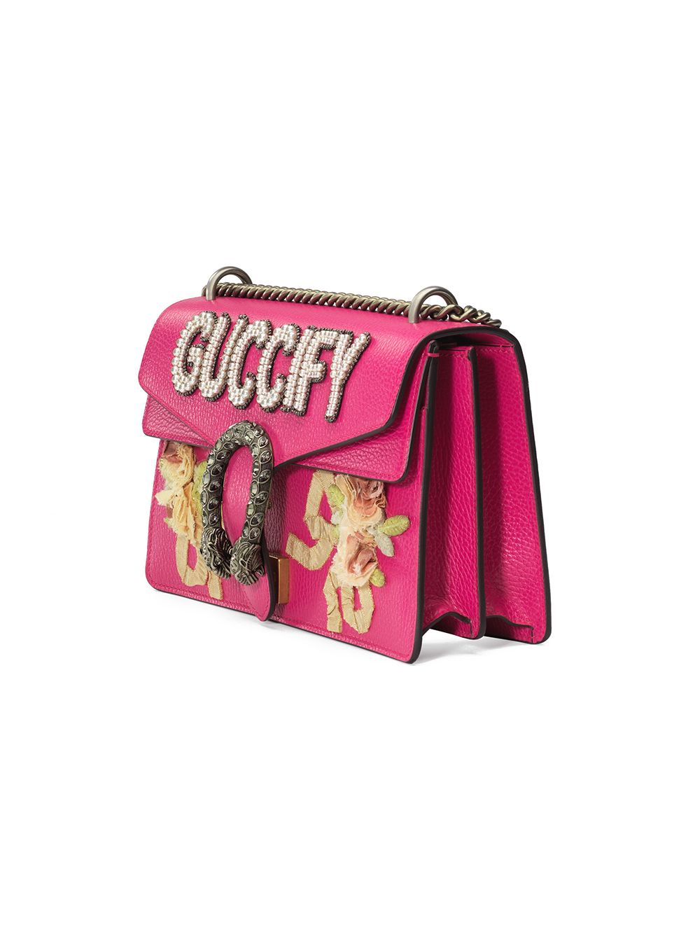 Gucci Pink Guccify Dionysus Small Shoulder Bag