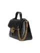 Gucci black GG Marmont small top handle bag