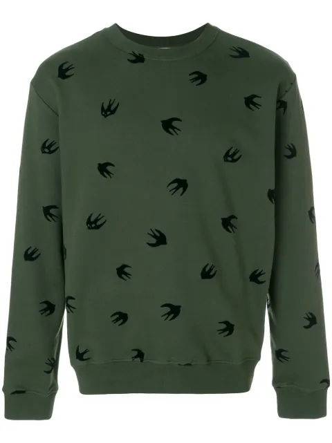 McQ Swallow Felpa Con Rondini - Farfetch