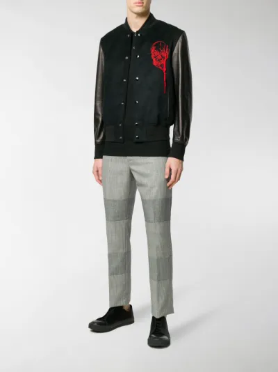 Alexander McQueen Embroidered Varsity 