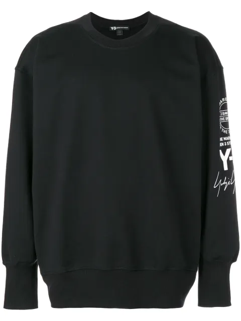 Y-3 stacked logo sweatshirt 