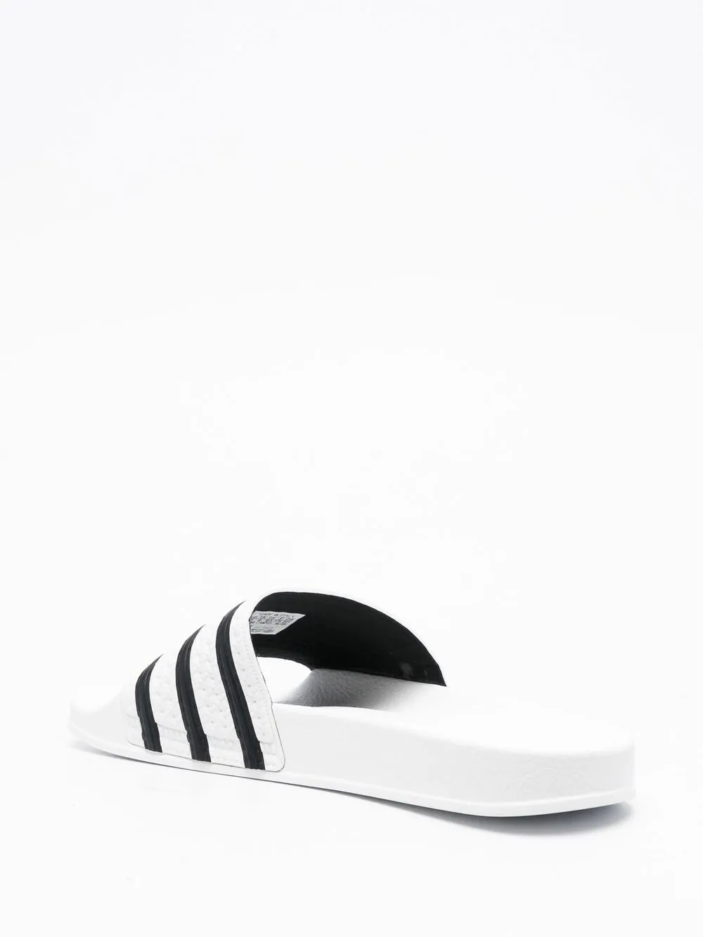 Adidas adilette white hot sale