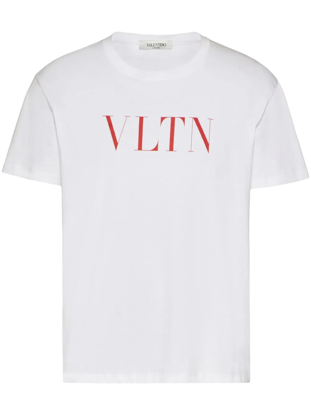 Shop Valentino Logo-print Cotton T-shirt In White