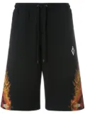 Marcelo Burlon County of Milan flames wings shorts - Black