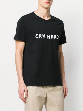 Cry Hard印花T恤展示图